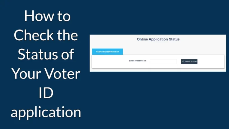 Here’s How to Check the Status of Your Voter ID application in India