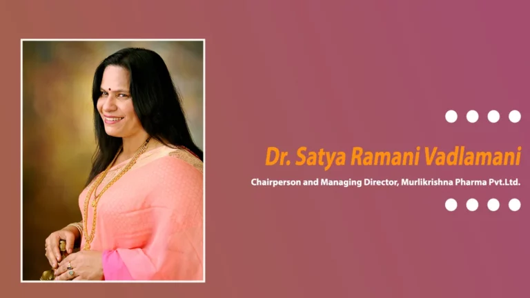 Dr. Satya Ramani Vadlamani: Inspiring the Youth in Pharmaceuticals