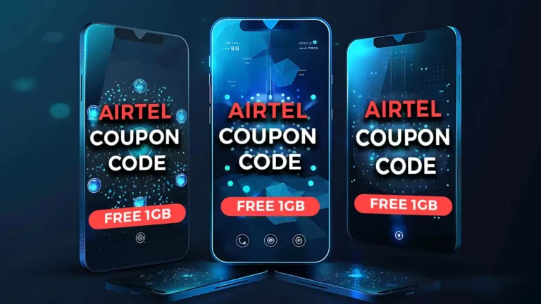 airtel coupon code free 1gb today