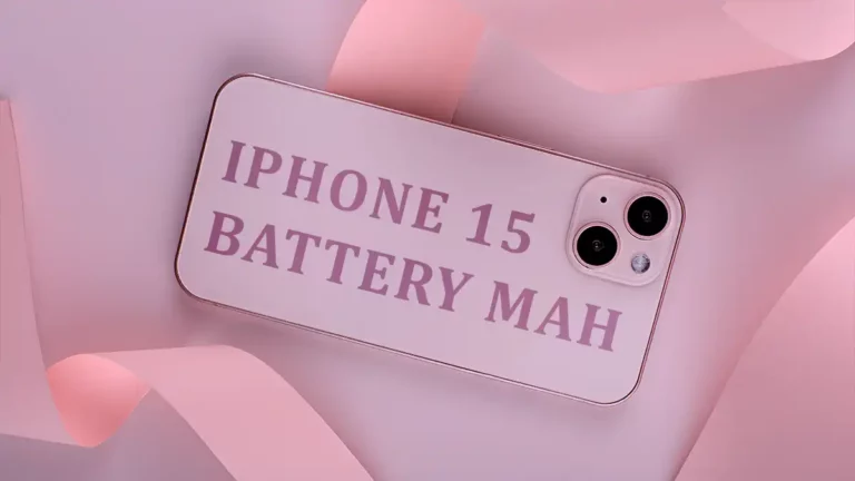 iPhone 15 battery mAh