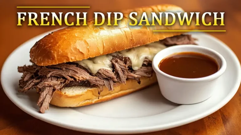 French dip sandwich