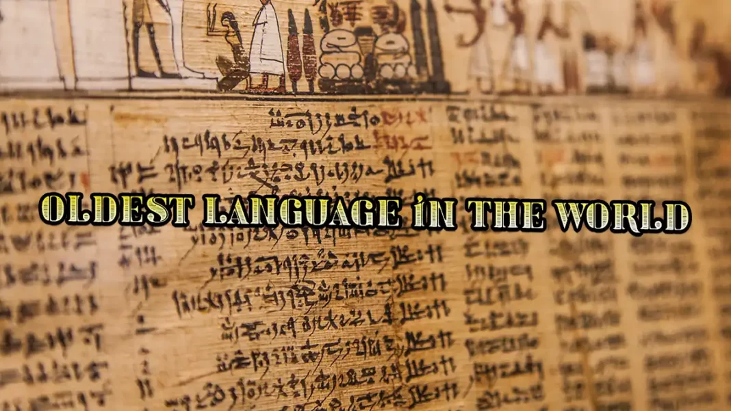 oldest language in the world