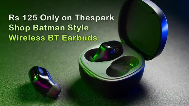 rs 125 only on thespark shop Batman style wireless bt earbuds