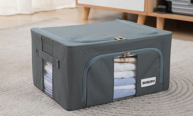 Multipurpose Zippered Cloth Storage Box