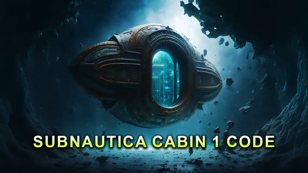 subnautica cabin 1 code