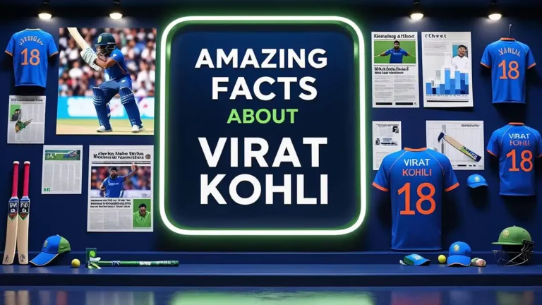 Amazing facts about Virat Kohli