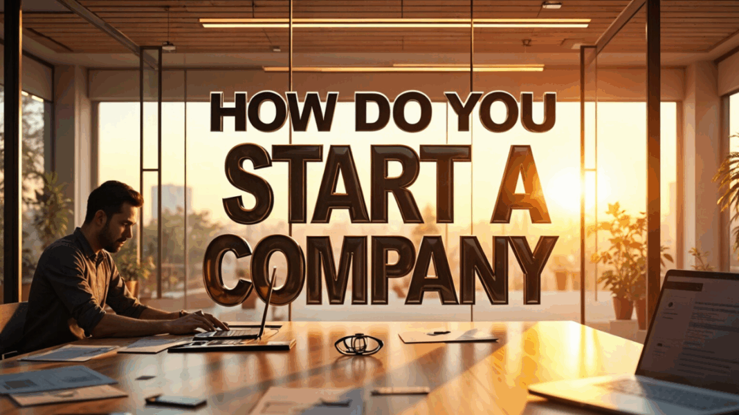how do you start a company
