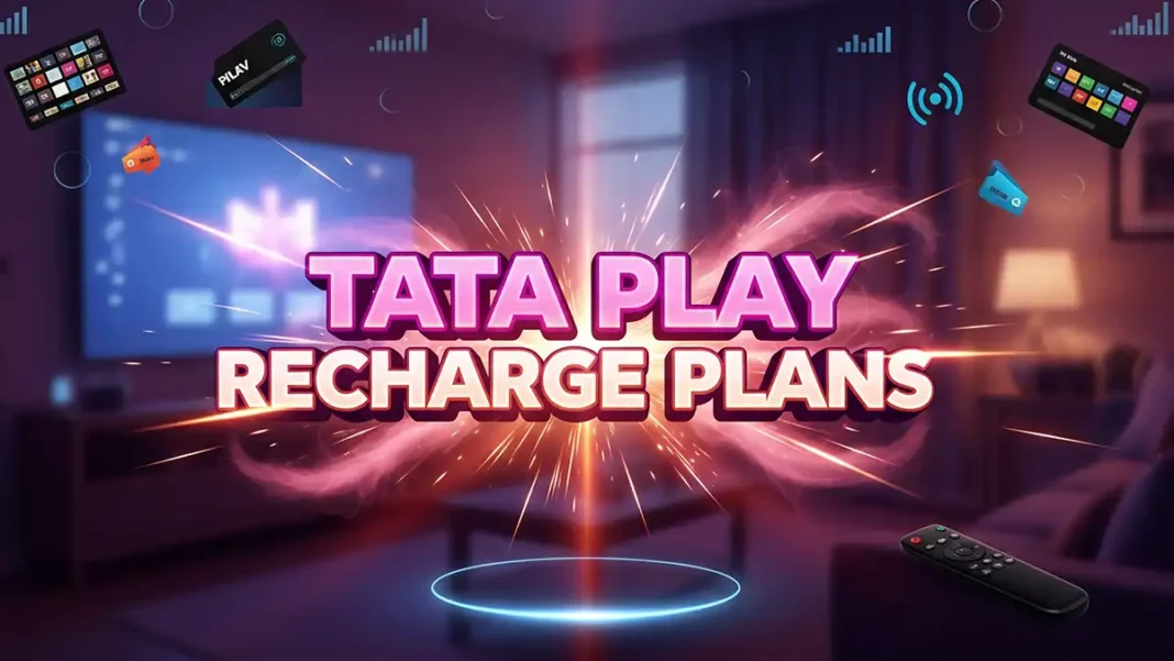 tata play recharge plans