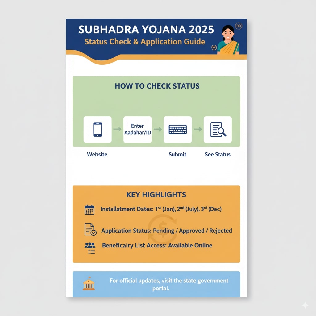 Subhadra Yojana Status Check 2025: A Comprehensive Guide for You