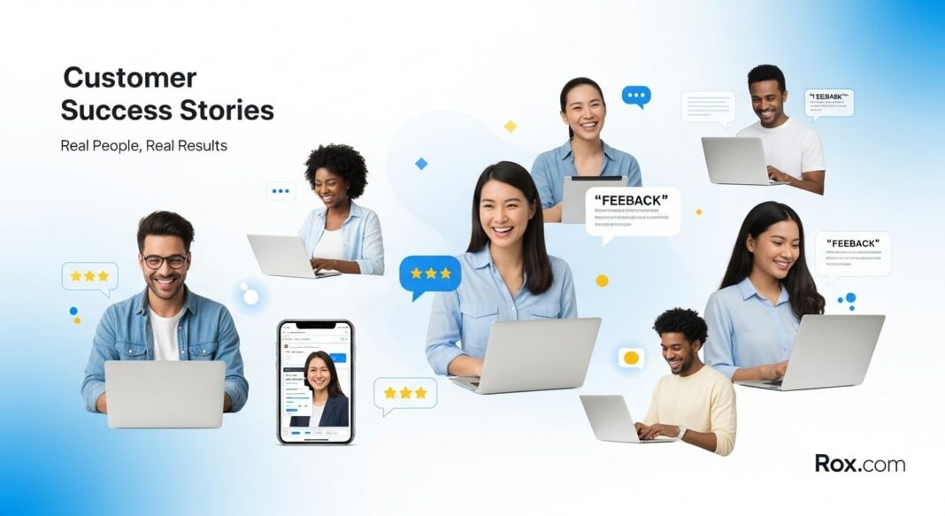 Give Me Customer Stories for Rox.com Give Me Customer Stories for Rox.com
