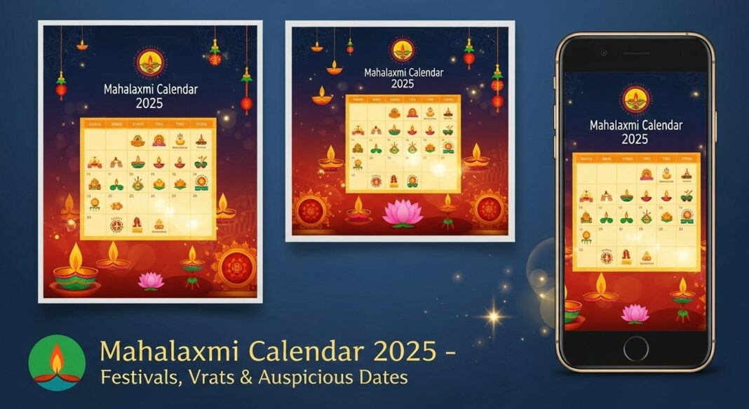Mahalaxmi Calendar 2025