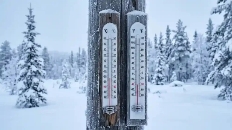 which is colder: minus 40°c or minus 40°f?